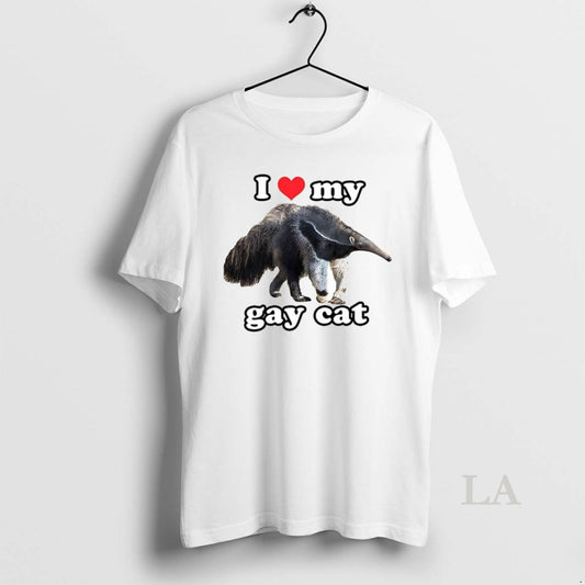 Original Giant Anteater I Love My Gay Cat Ceramic Ceramic And Classic Dad Cap