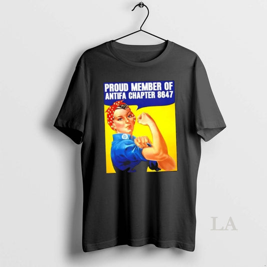 Original Girl Strong Proud Member Of Antifa Chapter 8647 T-Shirts, Hoodie, Sweatshirt | AU18TeeNovaLab.com