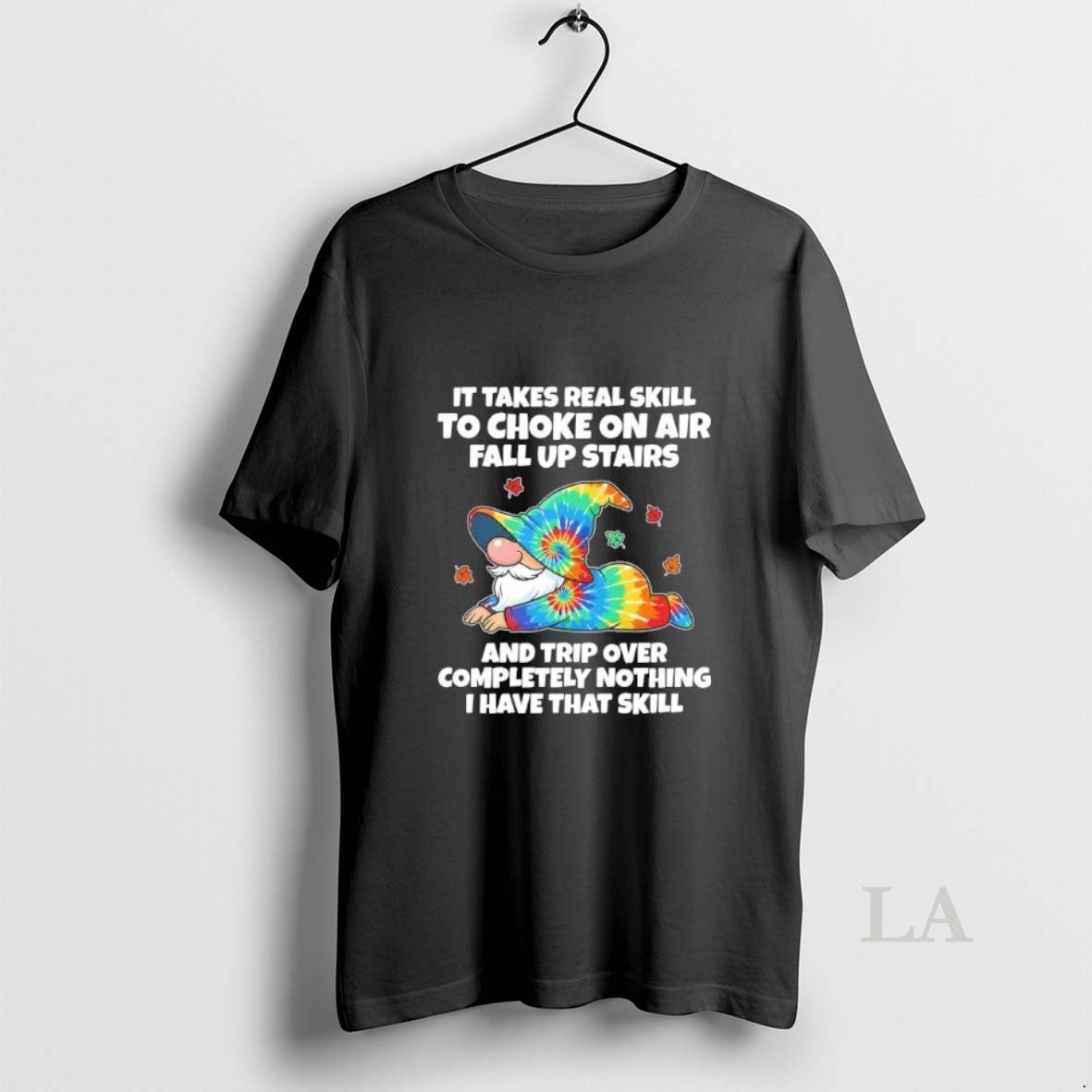 Original Gnome It Takes Real Skill To Choke On Air Fall Up Stairs And Trip T-Shirts, Hoodie, Sweatshirt | AU18TeeNovaLab.com