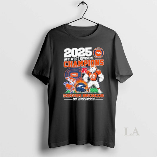 Original Go Broncos 2025 Afc West Champions T-Shirts, Hoodie, Sweatshirt | AU18TeeNovaLab.com