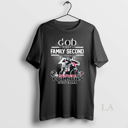 Original God First Family Second Then Atlanta Falcons Mascot