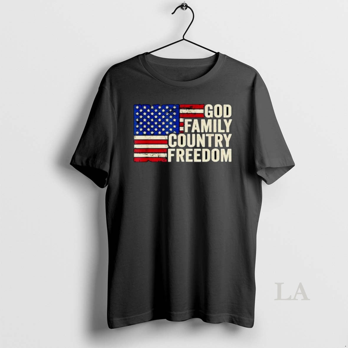 Original God Family Country Freedom Usa Flag Ornaments