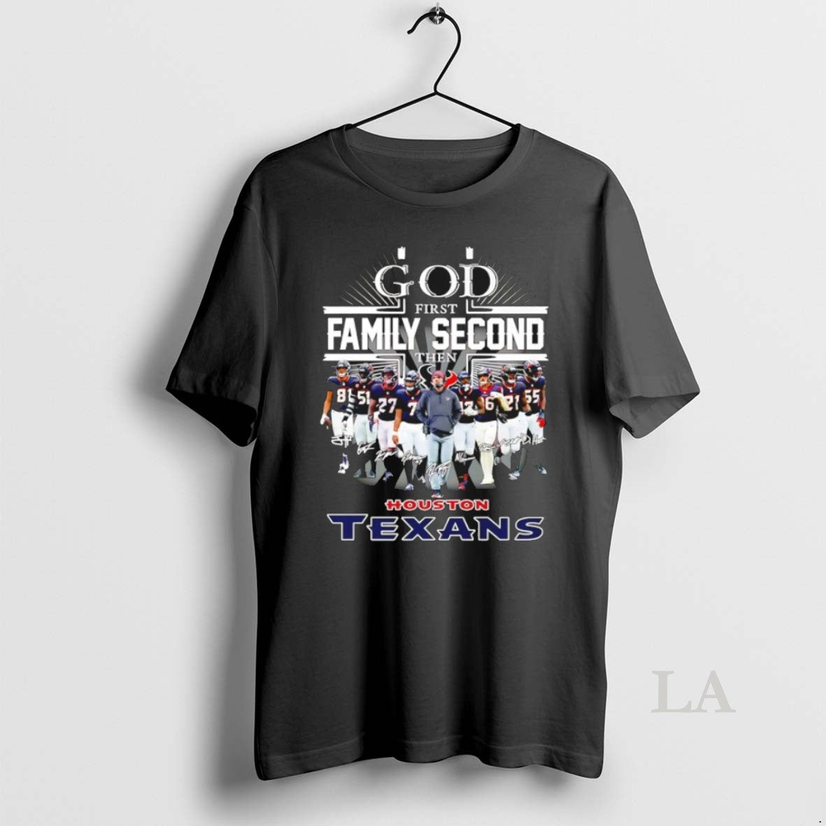 Original God First Family Second Then Houston Texans All Team Signature T-Shirts, Hoodie, Sweatshirt | AU18TeeNovaLab.com