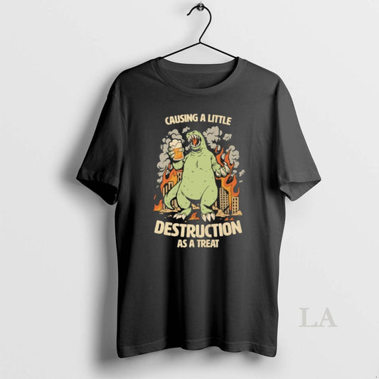 Original Godzilla Beer Causing A Little Destruction As A Treat T-Shirts, Hoodie, Sweatshirt | AU18TeeNovaLab.com