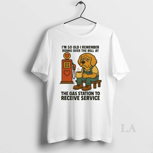 Original Golden Retriever Im So Old I Remember Riding Over The Bell At The Gas