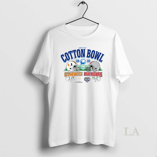 Original Goodyear Cotton Bowl 2025 Canes Vs Buckeyes Playoff Quarterfinal T-Shirts, Hoodie, Sweatshirt | AU18TeeNovaLab.com