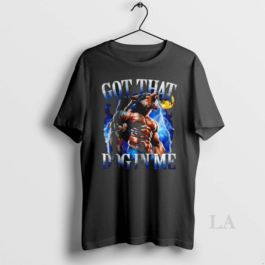 Original Got That Dog In Me Wolf Lightning T-Shirts, Hoodie, Sweatshirt | AU18TeeNovaLab.com
