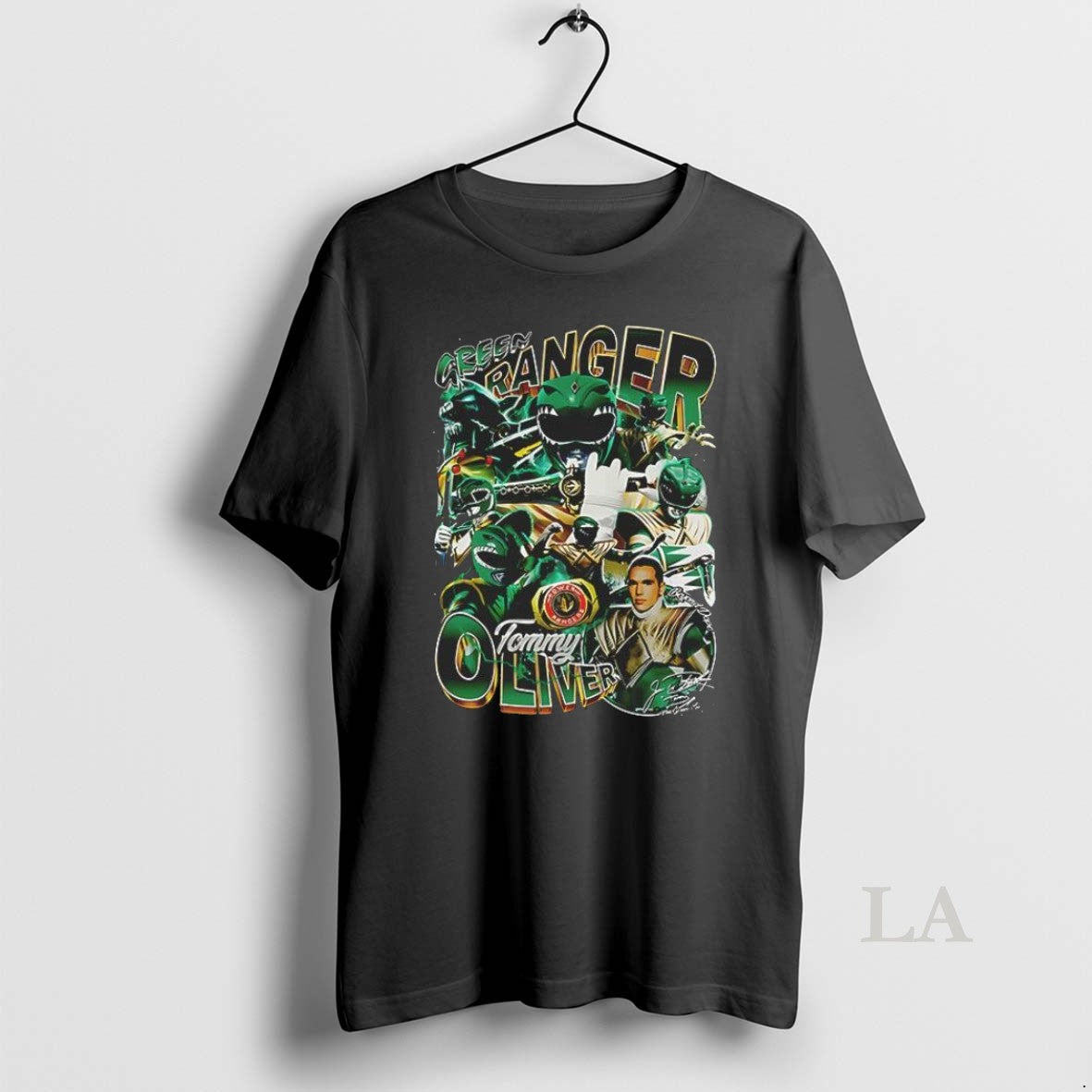 Original Green Ranger Tommy Oliver Superman Graphic