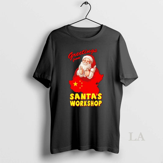Original Greetings From Santas Workshop China State T-Shirts, Hoodie, Sweatshirt | AU18TeeNovaLab.com