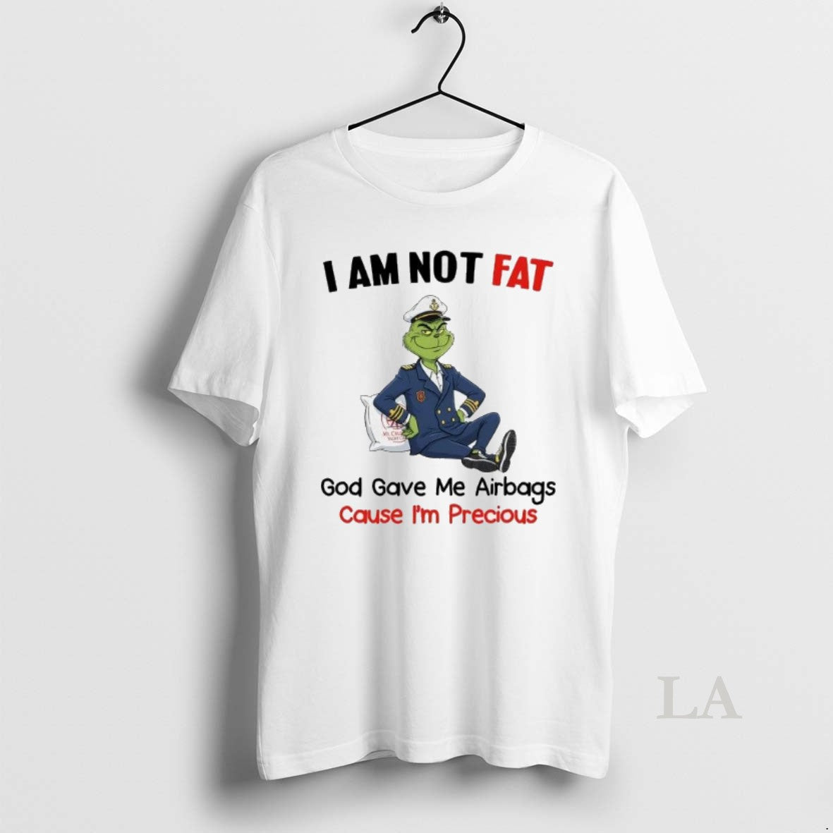 Original Grinch I Am Not Fat God Gave Me Airbags Cause Im Precious Christmas T-Shirts, Hoodie, Sweatshirt