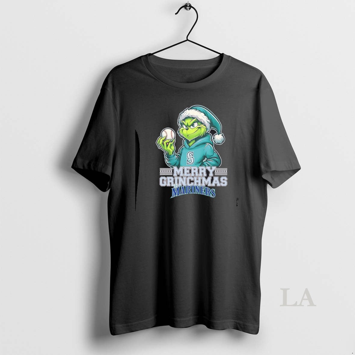 Original Grinch Merry Christmas Seatle Marines Baseball
