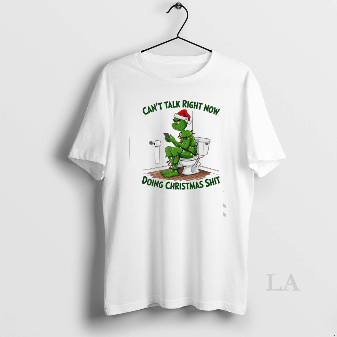 Original Grinch On Toilet Cant Talk Right Now Doing Christmas Shit T-Shirts, Hoodie, Sweatshirt | AU18TeeNovaLab.com