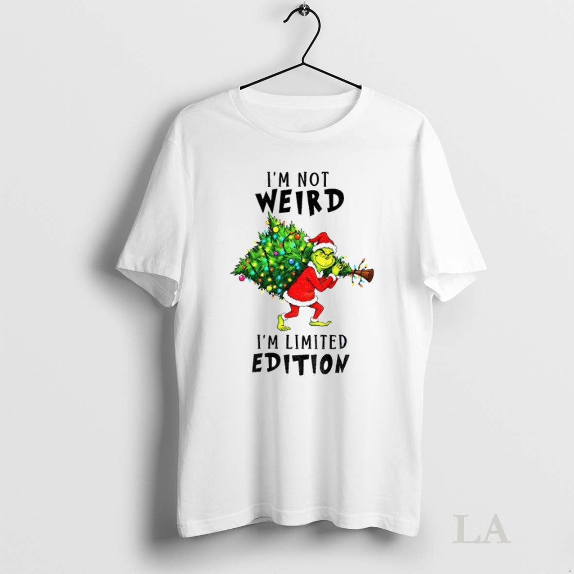 Original Grinch Santa Hat Im Not Weird Im Limited Edition Christmas