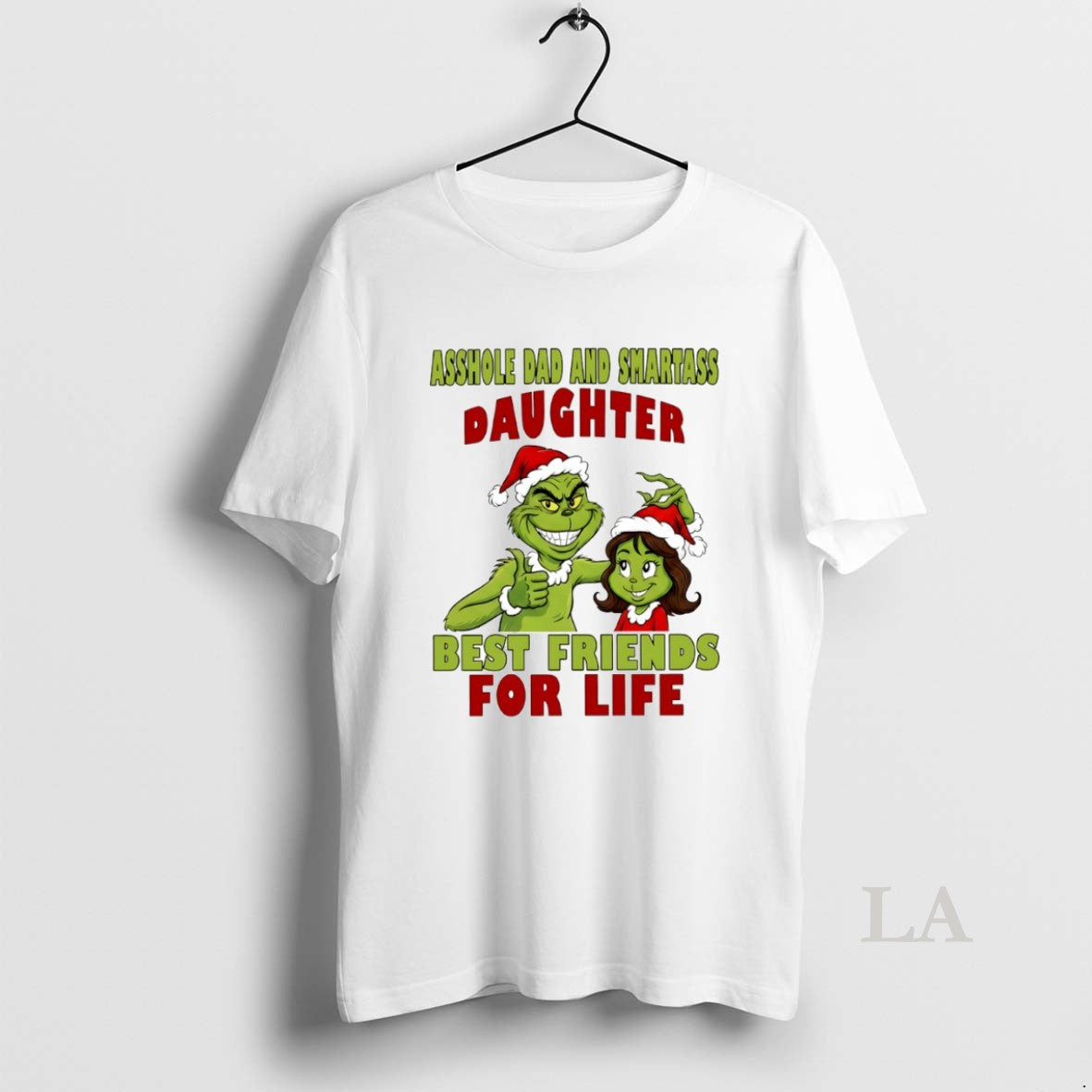 Original Grinch Dad And Smartass Daughter Best Friends For Life Circle T-Shirts, Hoodie, Sweatshirt | AU18TeeNovaLab.com
