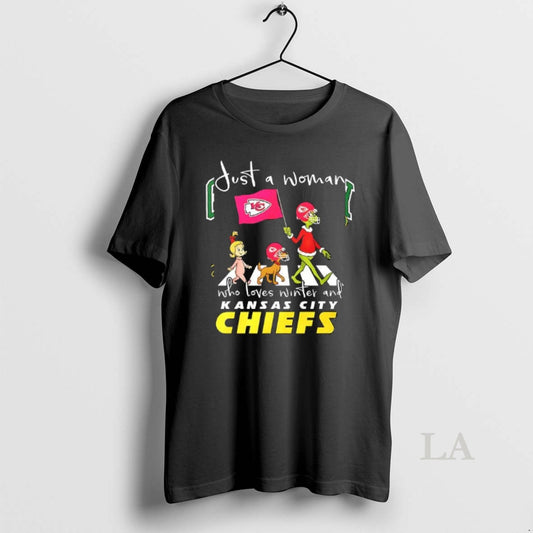 Original Grinch Just A Woman Who Loves Winter And Kansas City Chiefs