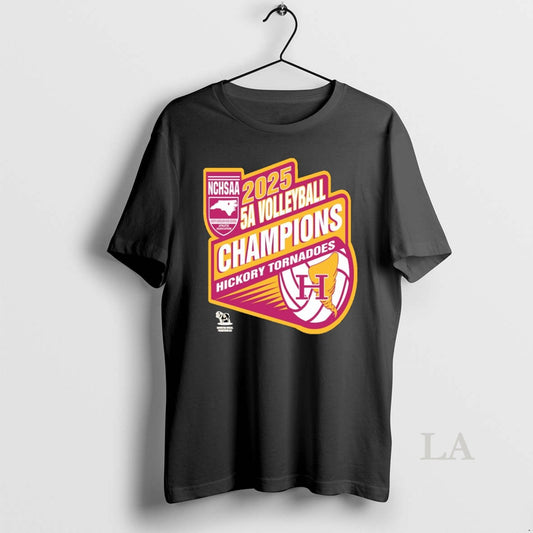 Original Hickory Tornadoes Nchsaa 5a Volleyball Champions 2025 T-Shirts, Hoodie, Sweatshirt | AU18TeeNovaLab.com