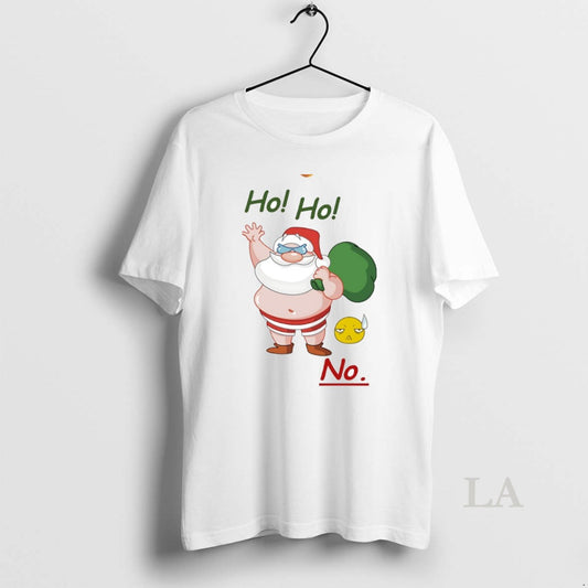 Original Ho Ho No Santa Christmas Circle T-Shirts, Hoodie, Sweatshirt | AU18TeeNovaLab.com