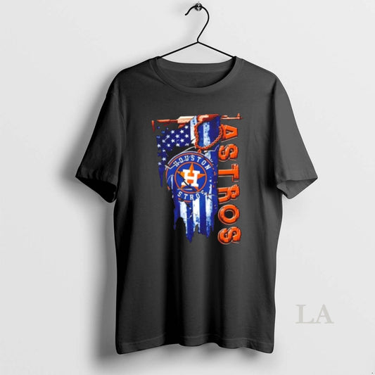 Original Houston Astros Baseball Battle Shattered Usa Flag Rip Design T-Shirts, Hoodie, Sweatshirt | AU18TeeNovaLab.com