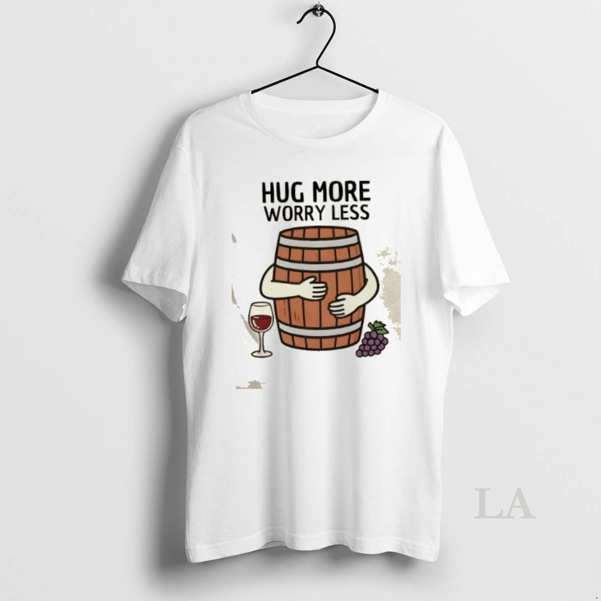 Original Hug Wine Barrel More Worry Less T-Shirts, Hoodie, Sweatshirt | AU18TeeNovaLab.com