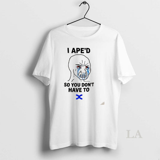 Original I Aped So You Dont Have To T-Shirts, Hoodie, Sweatshirt | AU18TeeNovaLab.com