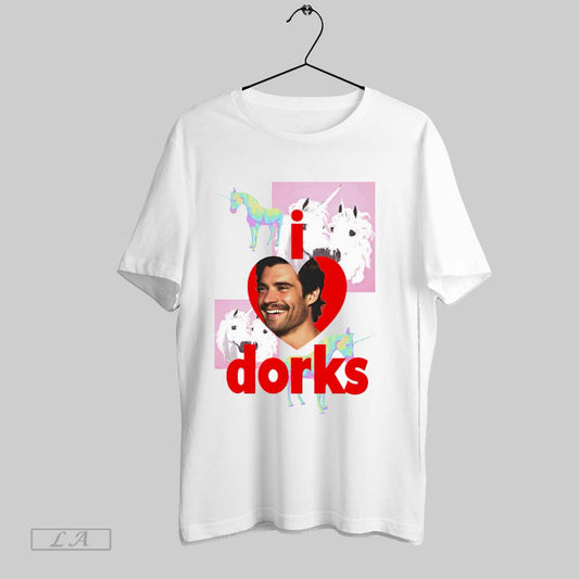 Original I Love Dorks White Poster