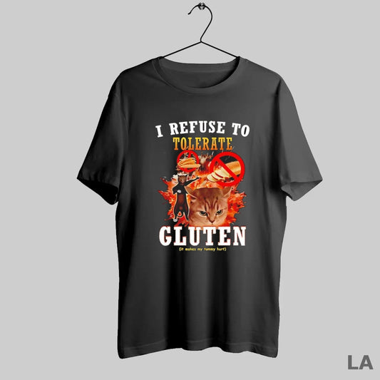 Original I Refuse To Tolerate Gluten Cat