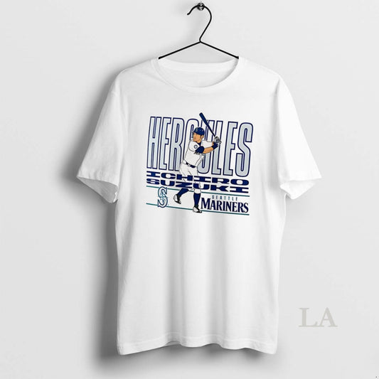 Original Ichiro Suzuki Seattle Mariners Baseball Cooperstown Player Graphic