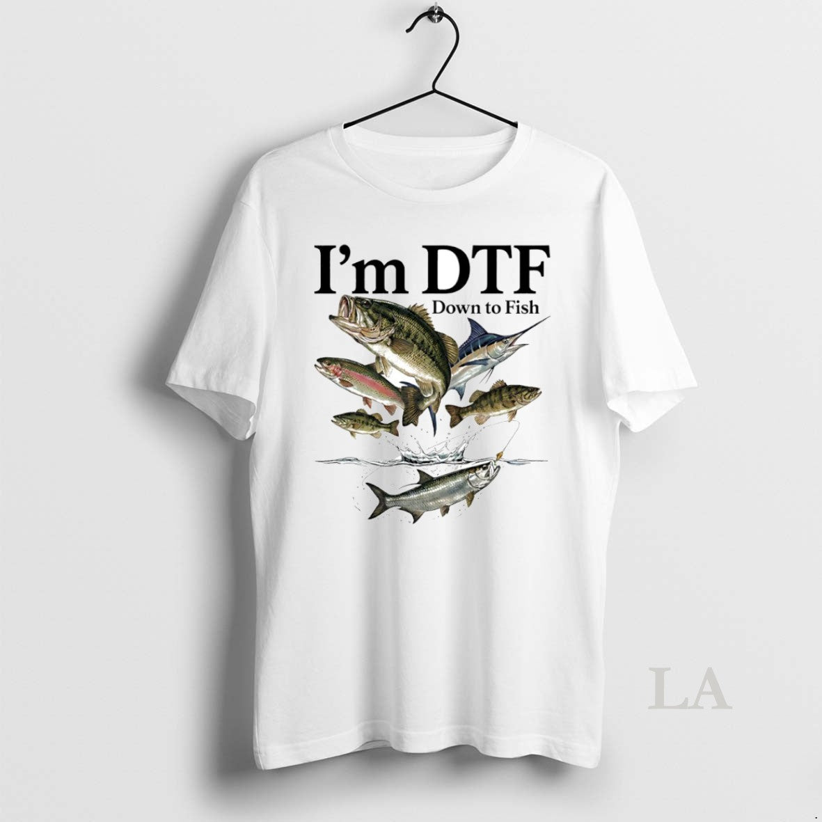 Original Im Dtf Down To Fish Circle T-Shirts, Hoodie, Sweatshirt | AU18TeeNovaLab.com