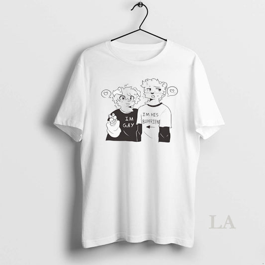 Original Im Gay Im His Boyfriend T-Shirts, Hoodie, Sweatshirt | AU18TeeNovaLab.com