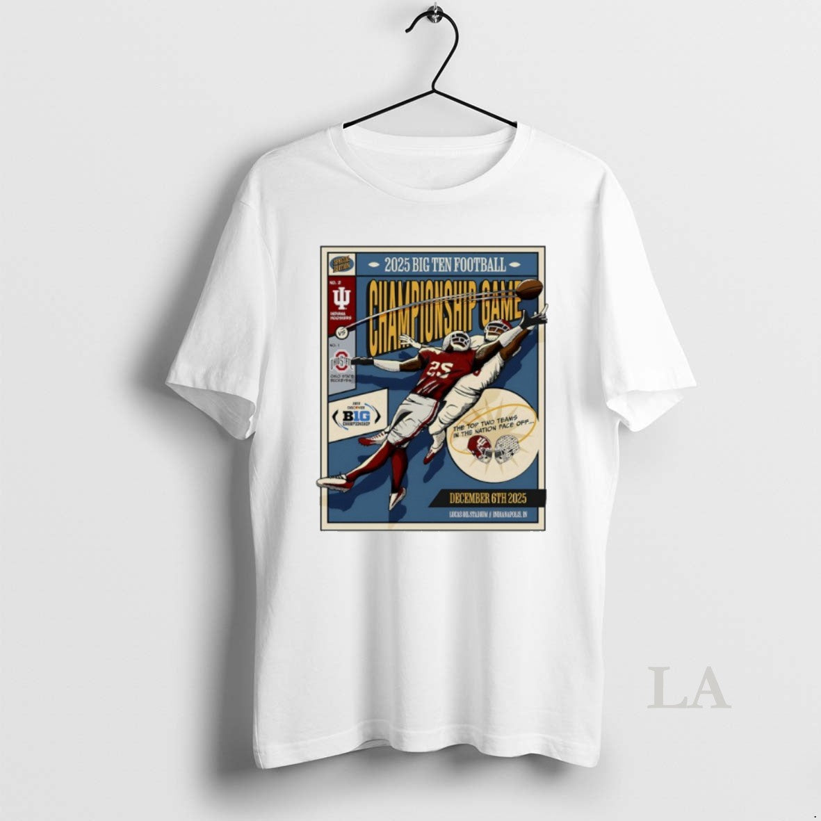 Original Indiana Football 2025 Big Ten Football Championship Game Vintage T-Shirts, Hoodie, Sweatshirt | AU18TeeNovaLab.com