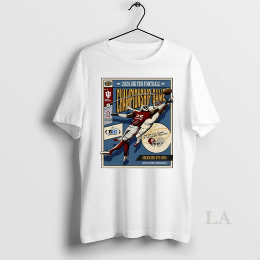 Original Indiana Football 2025 Big Ten Football Championship Game Vintage T-Shirts, Hoodie, Sweatshirt | AU18TeeNovaLab.com