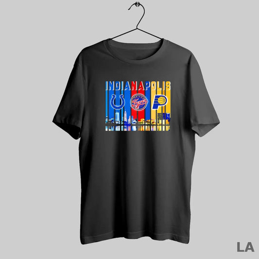 Original Indianapolis Skyline 3 Team Indianapolis Colts Indiana Fever Indiana Pacers