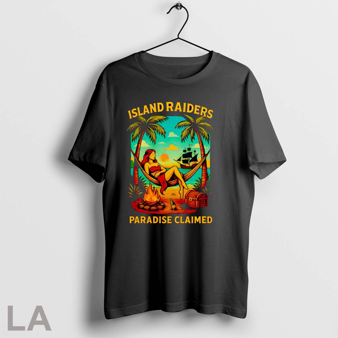 Original Island Raiders Paradise Claimed Poster