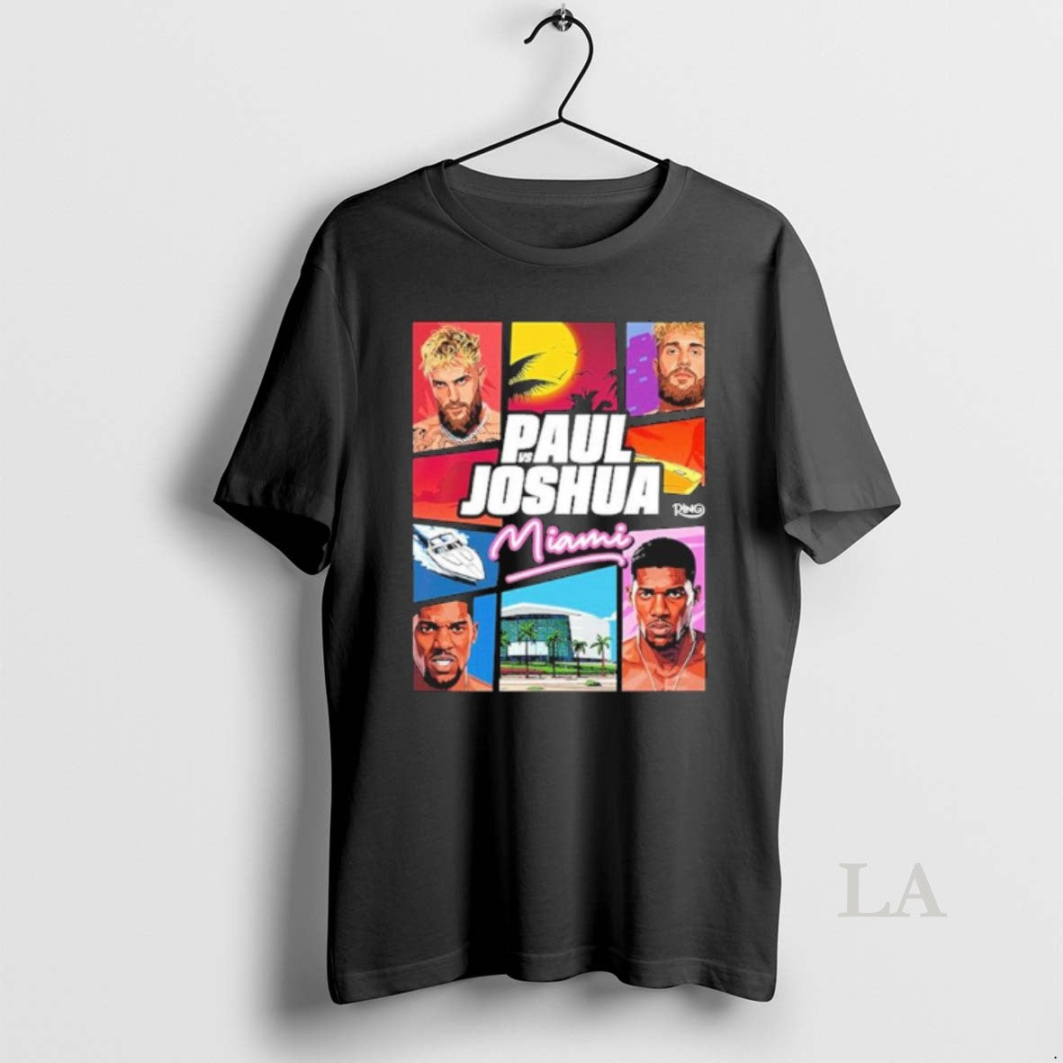 Original Jake Paul Vs Anthony Joshua Match Showdown Vice City In Miami T-Shirts, Hoodie, Sweatshirt | AU18TeeNovaLab.com