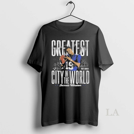 Original Jameis Winston New York Giants Greatest City In The World T-Shirts, Hoodie, Sweatshirt | AU18TeeNovaLab.com