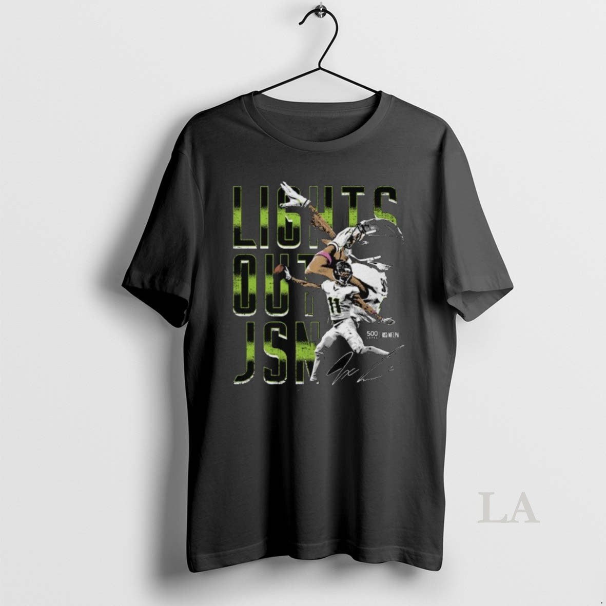 Original Jaxon Smith Njigba Seattle Lights Out Jsn Long Sleve