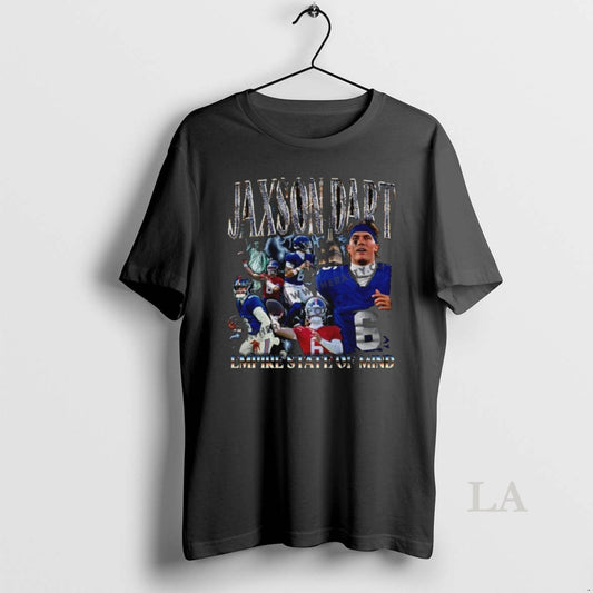 Original Jaxson Dart New York Giants Emprire State Of Mind
