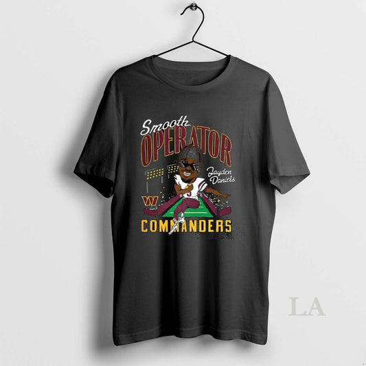 Original Jayden Daniels Washington Commanders Football Caricature Player Graphic