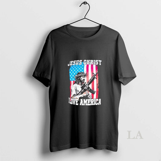 Original Jesus Christ I Love America T-Shirts, Hoodie, Sweatshirt | AU18TeeNovaLab.com