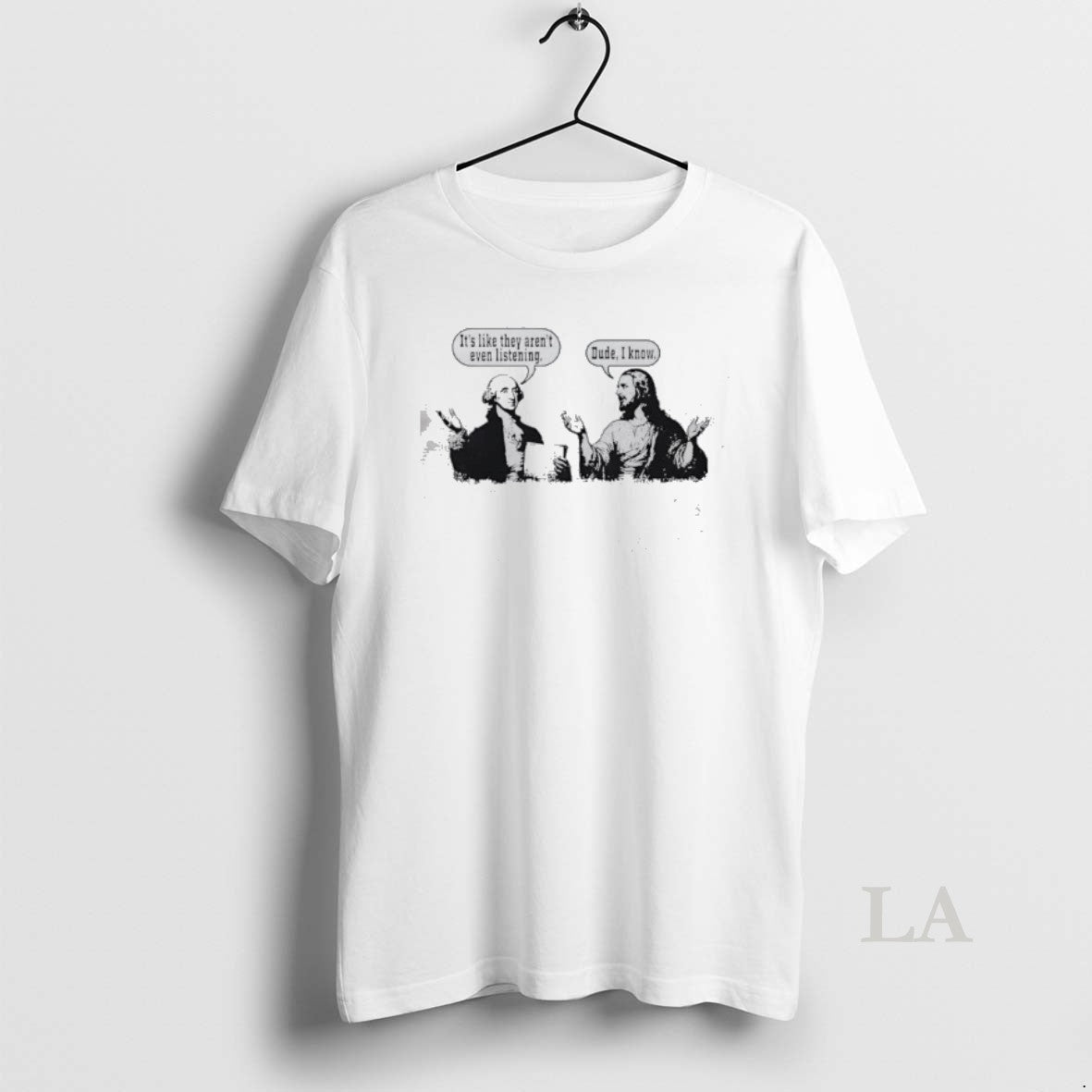 Original Jesus And George Washington Funny Political Christian T-Shirts, Hoodie, Sweatshirt | AU18TeeNovaLab.com