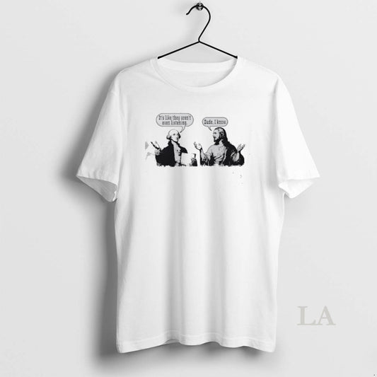 Original Jesus And George Washington Funny Political Christian T-Shirts, Hoodie, Sweatshirt | AU18TeeNovaLab.com