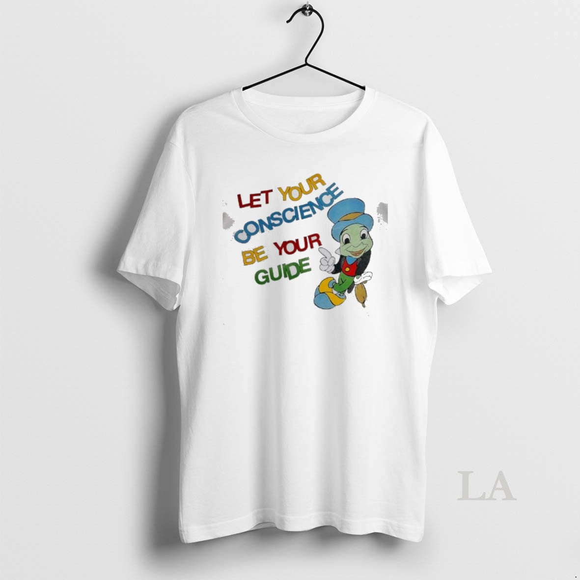 Original Jiminy Cricket Let Your Conscience Be Your Guide Pride T-Shirts, Hoodie, Sweatshirt | AU18TeeNovaLab.com