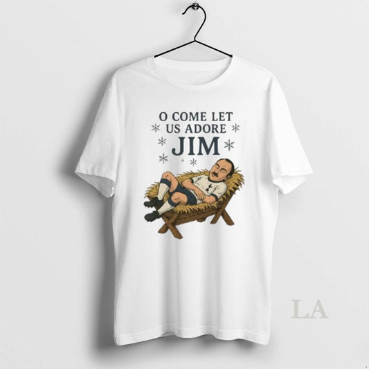 Original Jimmy Greaves O Come Let Us Adore Jim Christmas T-Shirts, Hoodie, Sweatshirt | AU18TeeNovaLab.com