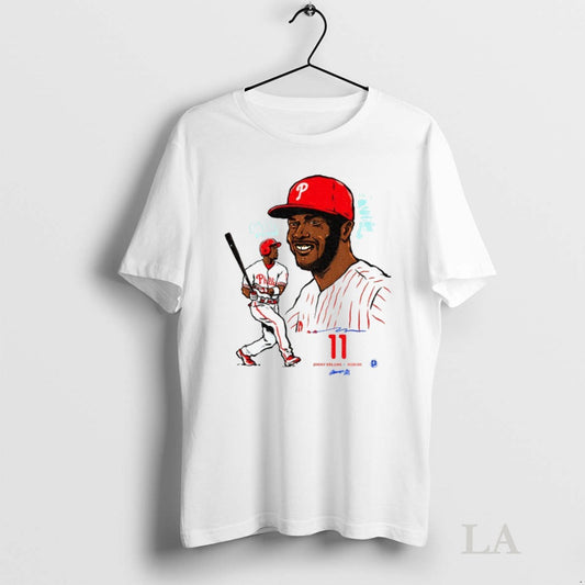 Original Jimmy Rollins 11 Philadelphia Phillies Mlb Baseball Graphic Cartoon