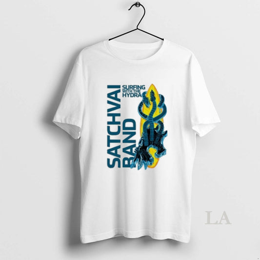 Original Joe Satriani Surfing With The Hydra Satchvai Band T-Shirts, Hoodie, Sweatshirt | AU18TeeNovaLab.com