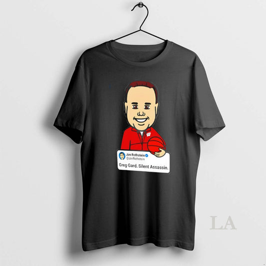 Original Jon Rothstein Cartoon Basketball Greg Gard Silent Assassin T-Shirts, Hoodie, Sweatshirt | AU18TeeNovaLab.com