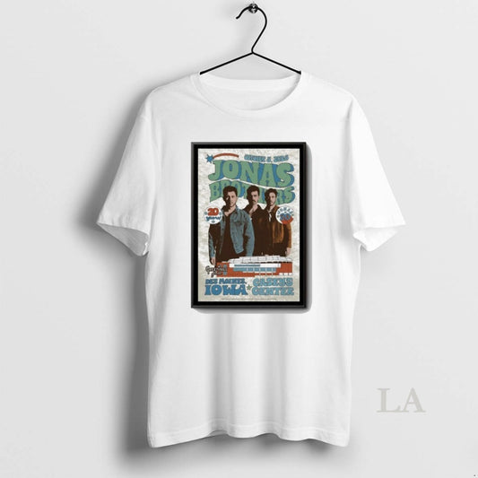 Original Jonas Brothers Fall Tour 2025 Des Moines Ia Usa
