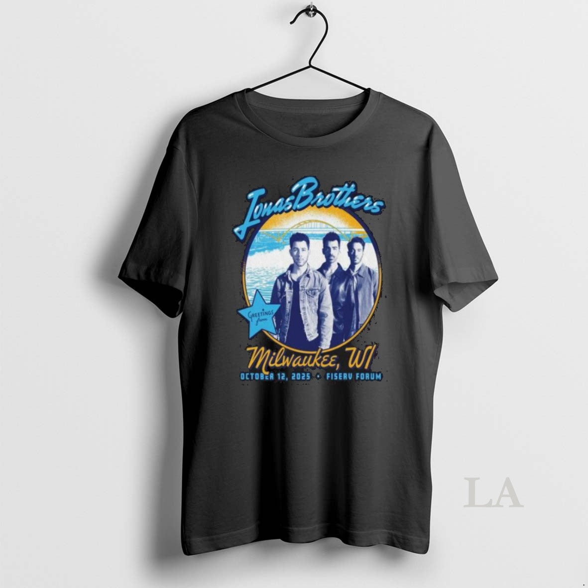 Original Jonas Brothers October 12 2025 Milwaukee Wi Long Sleve