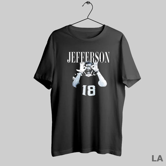 Original Justin Jefferson Minnesota Viking Football Retro Style