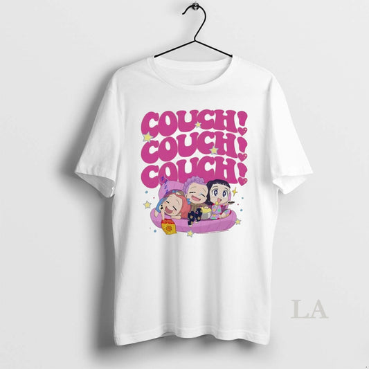 Original Kpop Demon Hunters Huntrix Chibi Couch Snacking Girls Skimmer